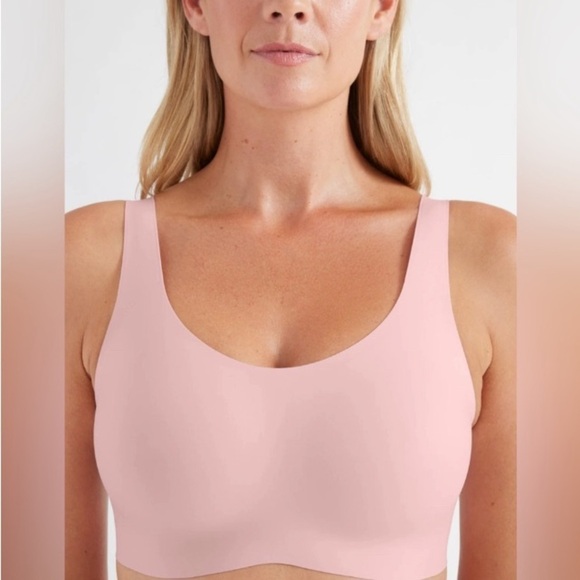 Knix Revolution Adjustable Pullover Bra Rose Water Baby Pink Sz M Everyday - Picture 15 of 15